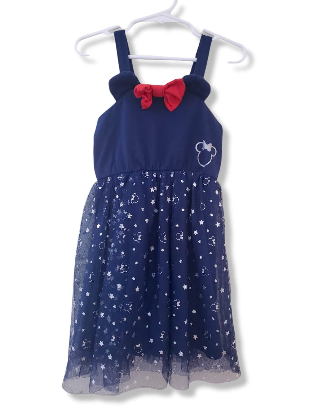 Disney Minnie 4T Tutu Twirl Navy Ear Accent Dress